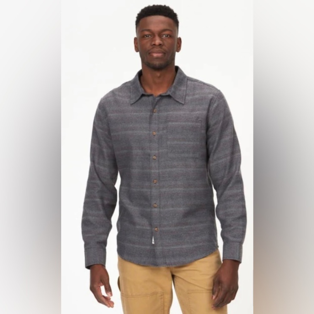 NWT Marmot‎ Fairfax Novelty Lightweight Heathered Flannel